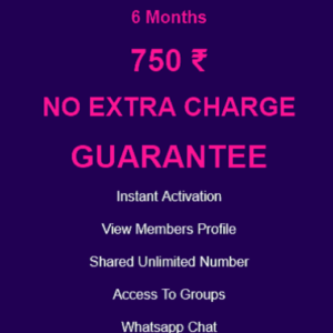 Basic Membership Package – 6 Months | Instant Activation | ₹750